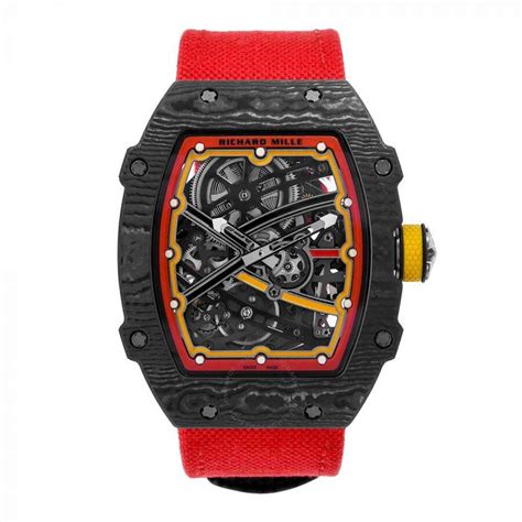 richard mille red and black|richard mille alexander zverev.